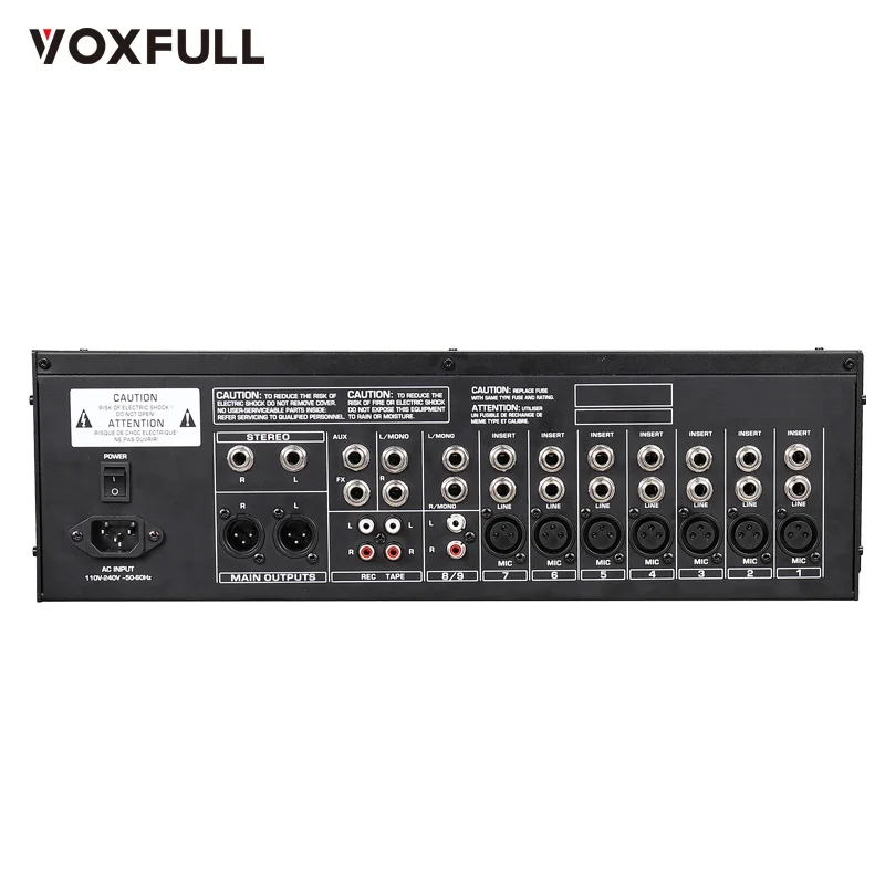 Профессиональный микшер Voxfull AK49 7-канальная микшерная консоль с эффектом реверберации домашний для караоке интерфейсом Usb прямого эфира