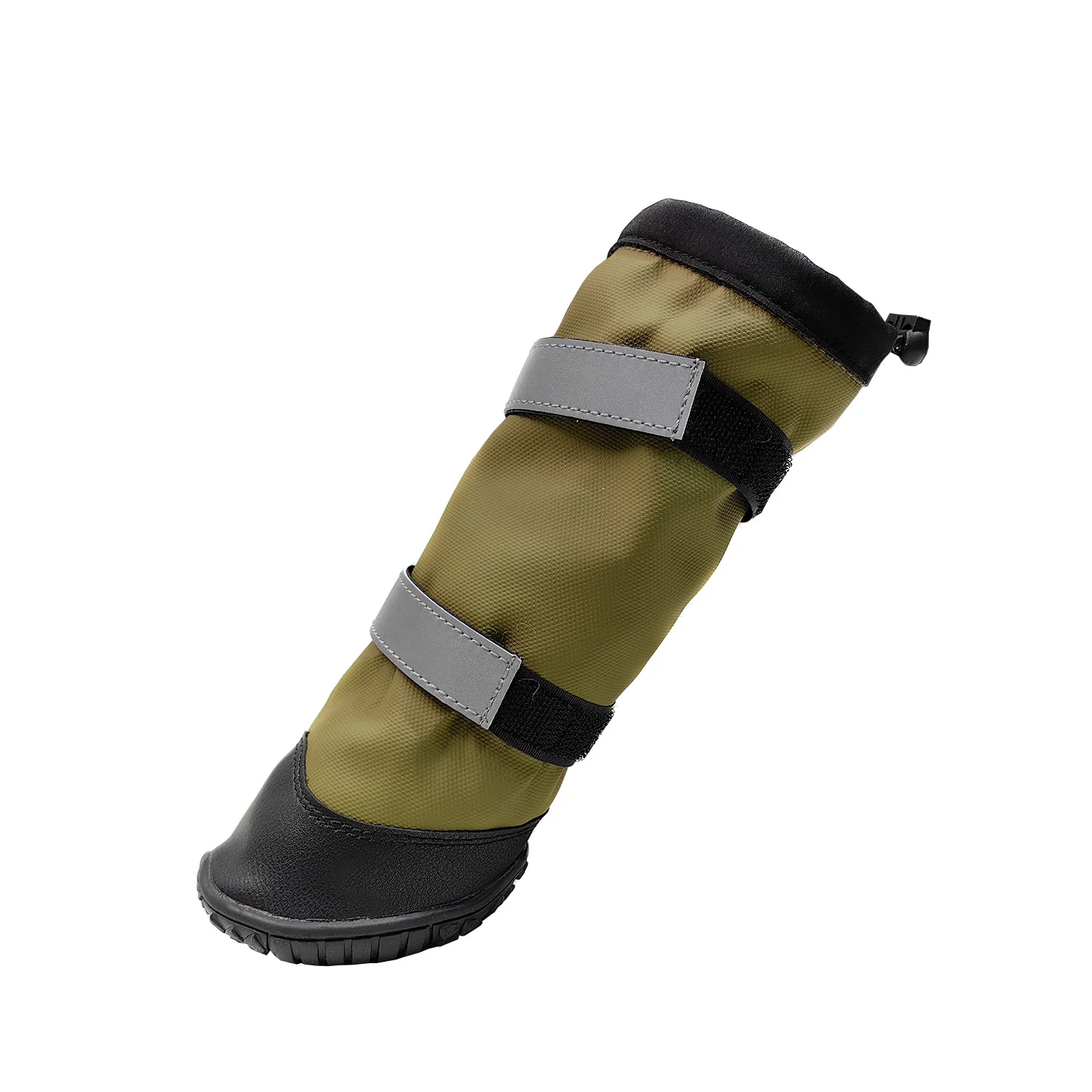 Fish Princess Reflective Rubber Dog Boots Waterproof Dog Boots Winter Rain Boots For Large Dogs