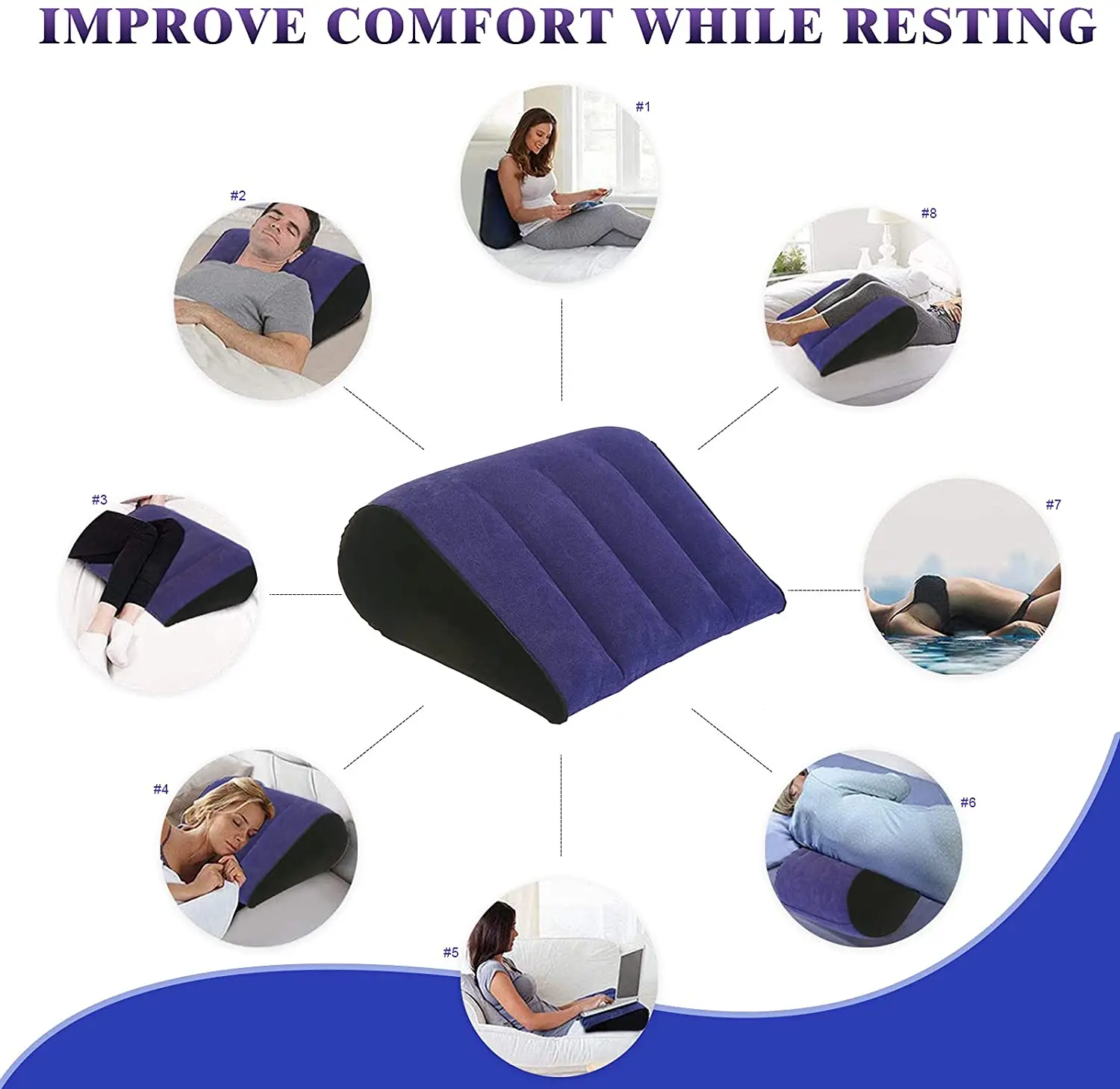 Inflatable Sex Aid Pillow Inflatable Love Position Cushione Sex Furniture For Women Erotic Sofa Adult Games Sex Toys For Couples