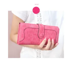 Women Long Clutch Wallet Large Capacity Wallets Female Purse Lady Purses Phone Pocket Money Clip Wallet