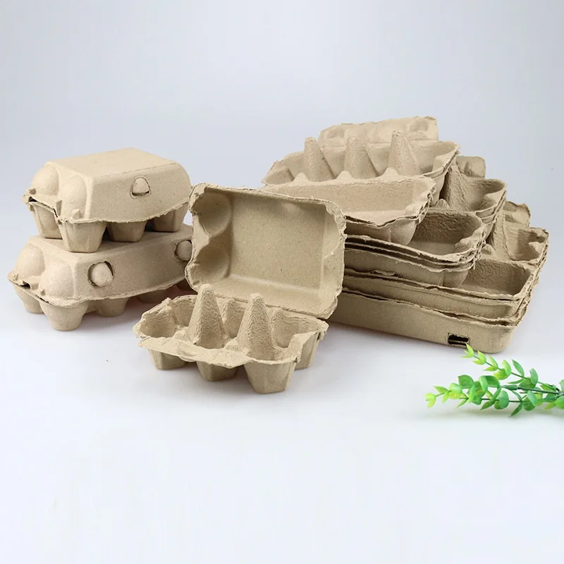 Best Selling Disposable Bio-Degradable Foam Egg Tray 6/8/10/12/15/30 Cells Recyclable Factory Wholesale Food Packaging Storage