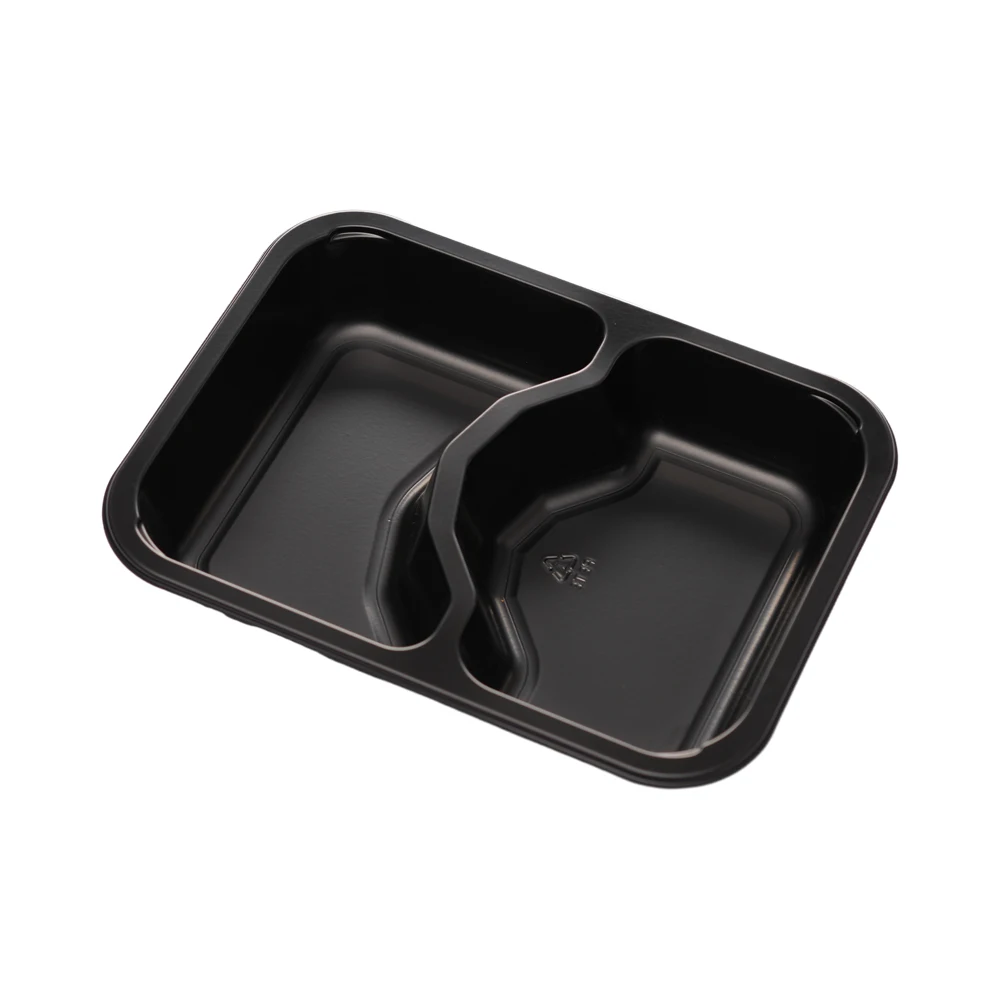 Inflight Microwave Oven Safe Disposable Plastic CPET Food Container Airplane Tray for Airline Catering