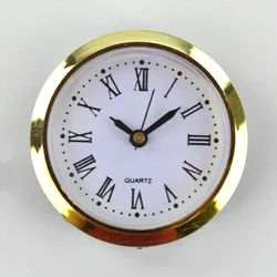 Hot Sale 60 MM Quartz Analog Home Decorative Modern plastic Frame Retro Embedded  Clock