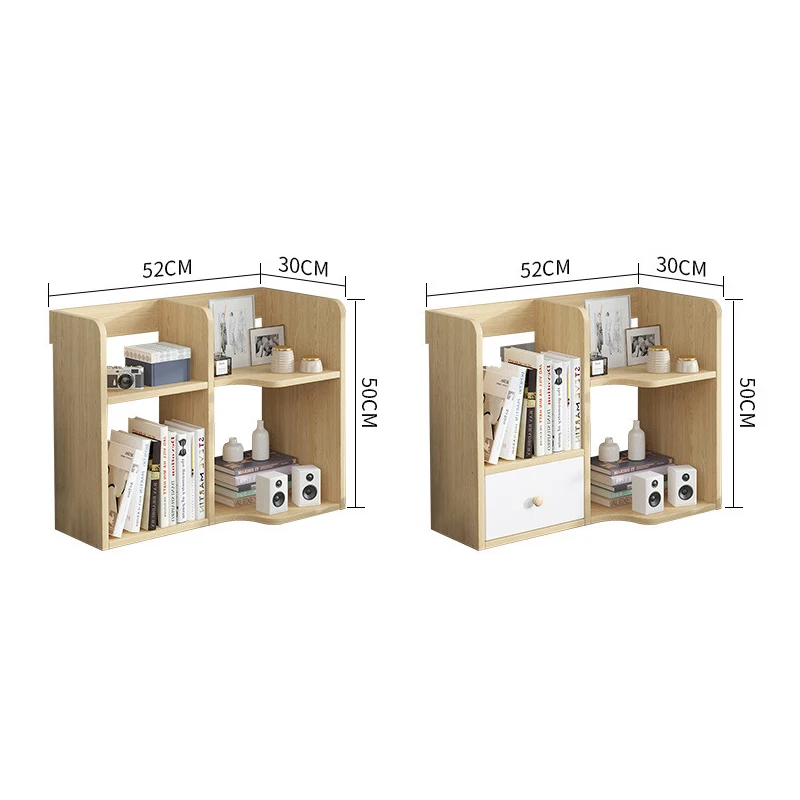 Desk Bookshelf Simple Home Multifunctional Shelves Student Dormitory Small Bookcase Office Desk Storage
