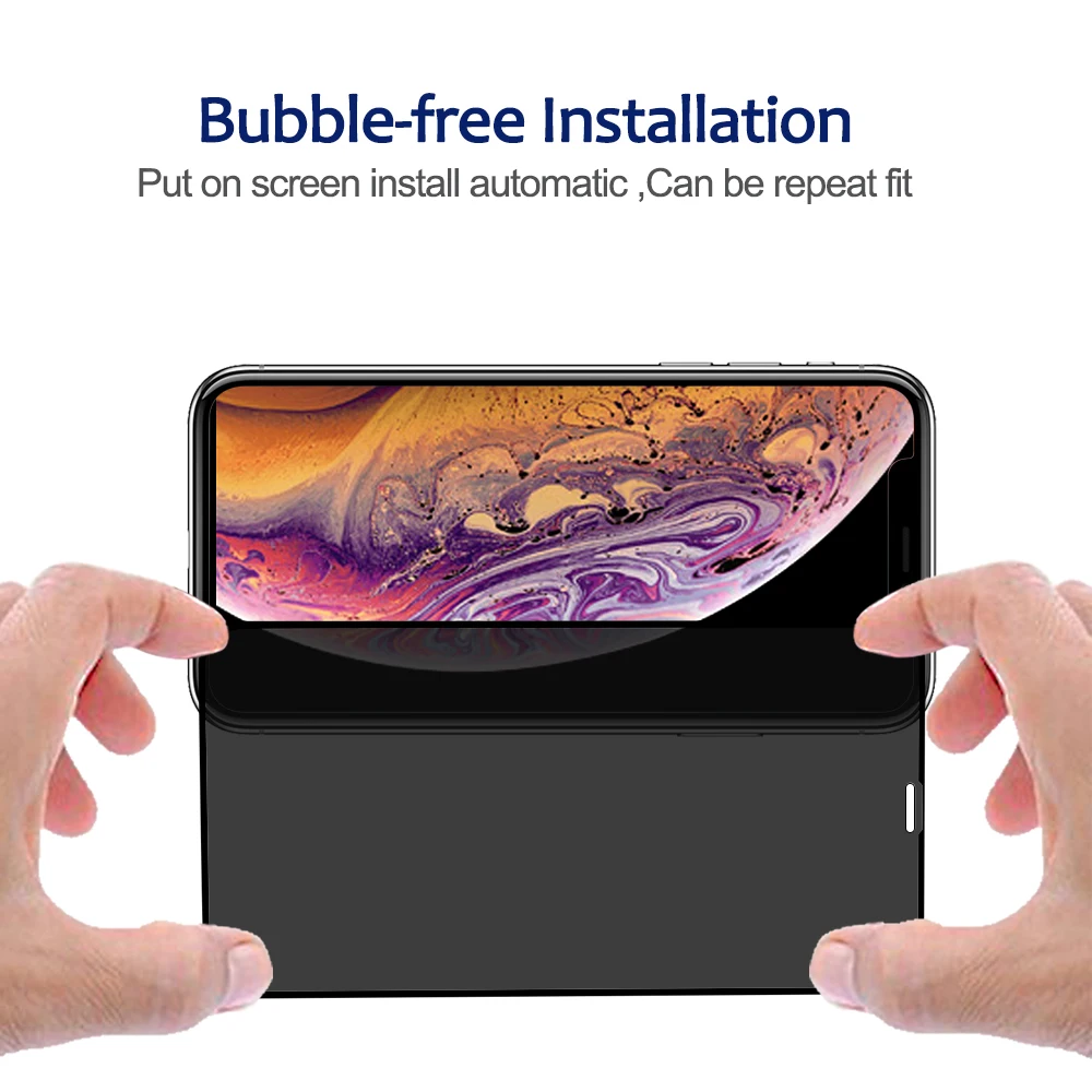 privacy tempered glass screen protector for iphone 11 12 pro Max