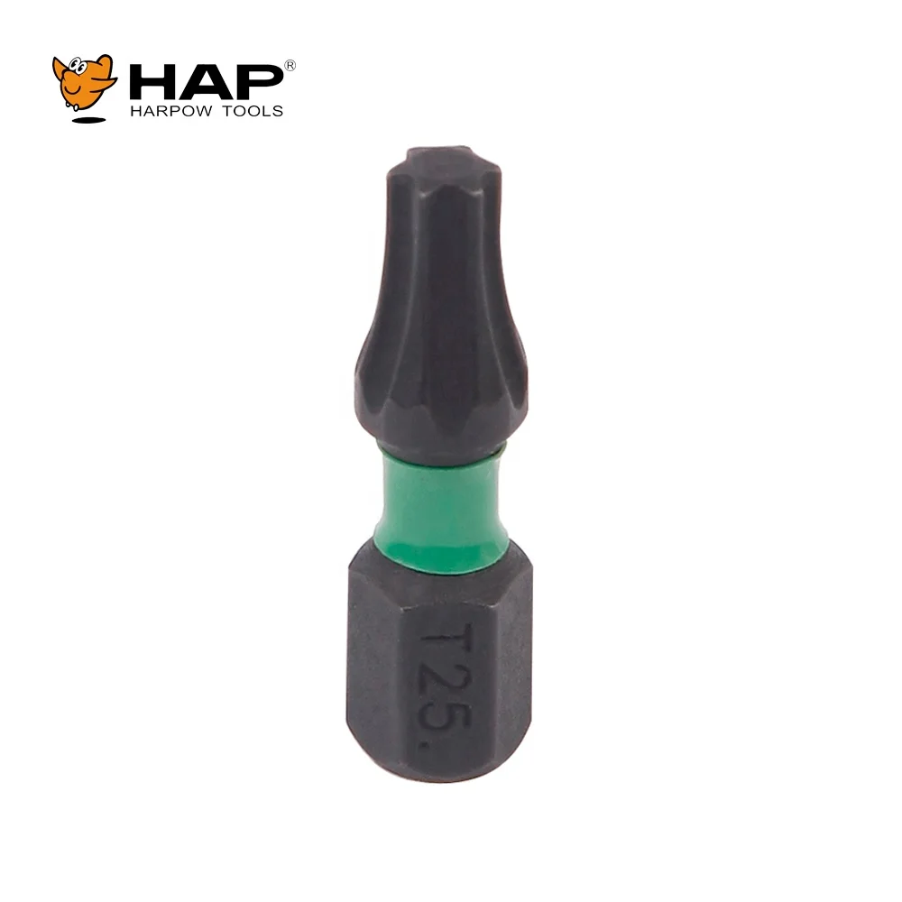 Best Selling Product Torx Power Bits 10PCS Double Blister Packing T25 25MM Impact Screwdriver Bit Set