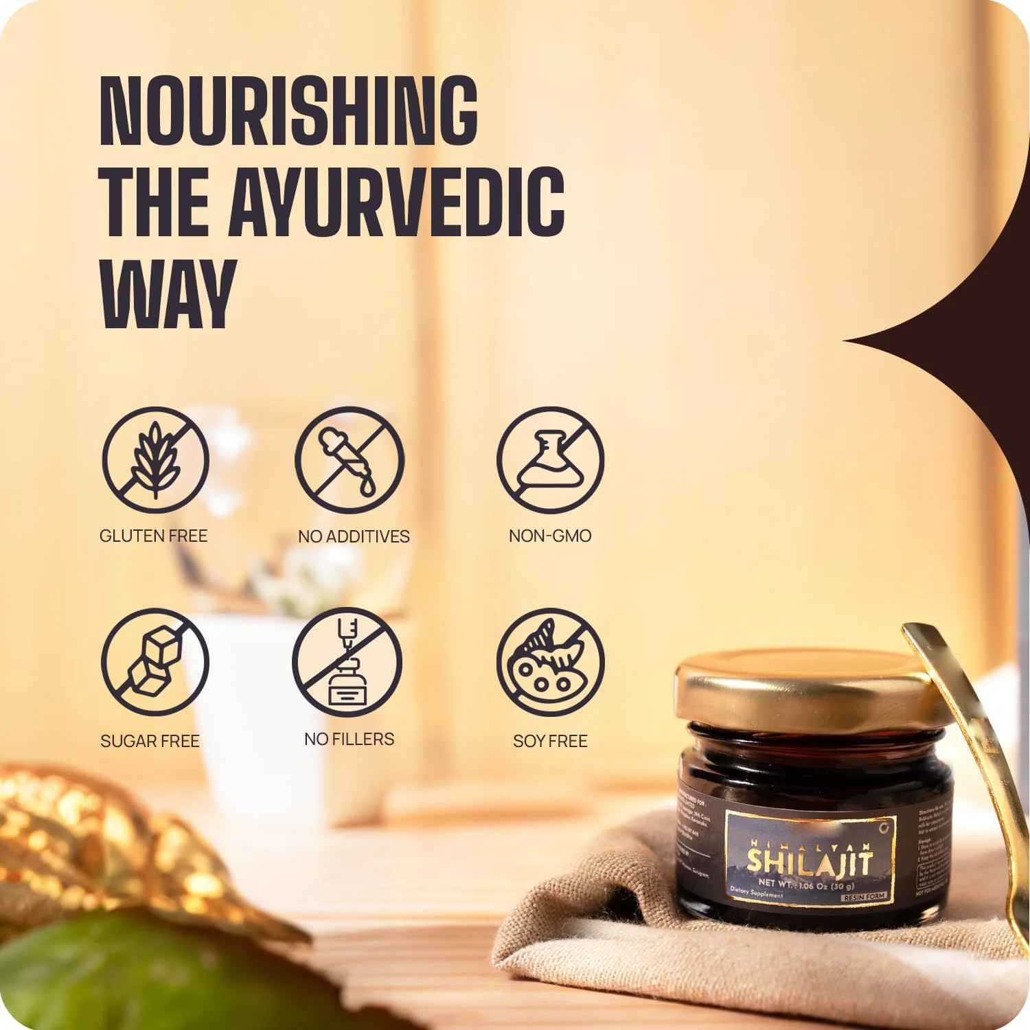 OEM/ODM 100% Pure Shilajit Resin with Rich Humic Fulvic Acid Himalayan Shilajit Resin