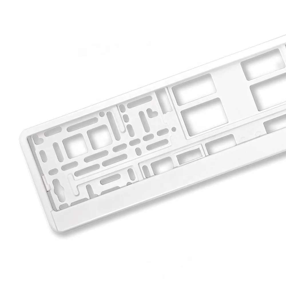 
White car license plate 