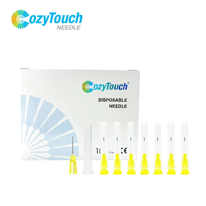 Cozytouch Ce Marked Medical Hypodermic Disposable Sterile 34G 4Mm Injection Needle In Box