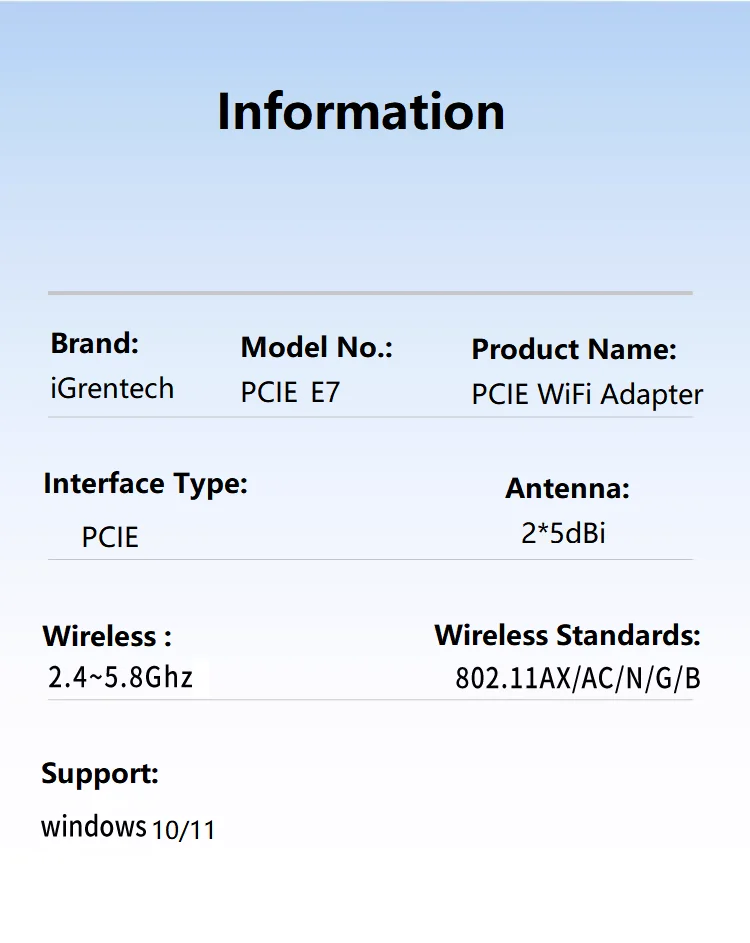 Фабричный OEM WiFi 6 Bluetooth адаптер Pcie Card AX900 двухдиапазонный беспроводной PCIe карта