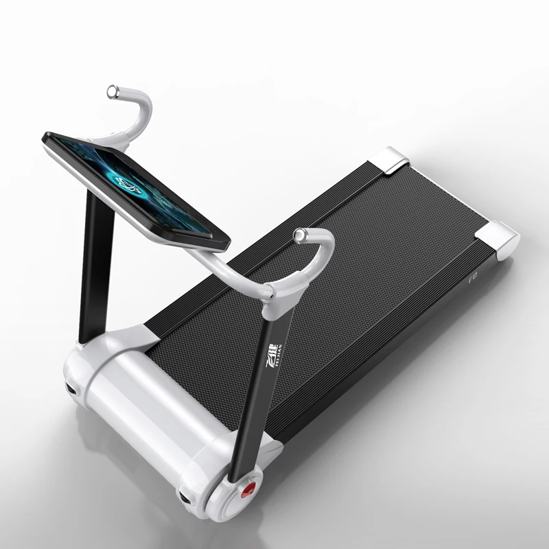 
Складная электрическая беговая дорожка EQI, легкая сборка, моторизованная Беговая машина с колесами 