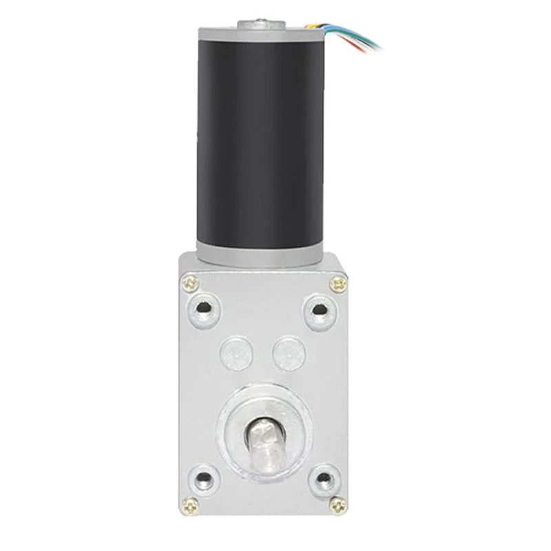 Small 12v 24v 5840 Hollow shaft Worm gear motor gearbox Electric brushless dc worm gear motor with encoder for robots