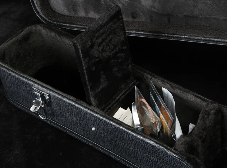 Thickened and reinforced guitar box for acoustic guitar and classic guitar
