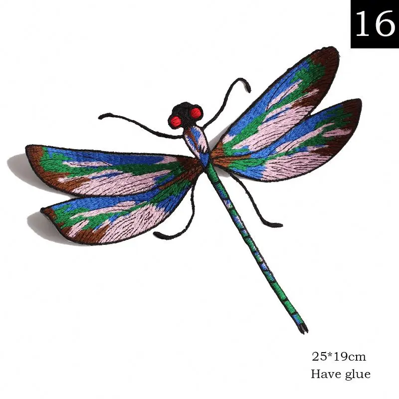 Handmade revolver rose dragonfly wolf head maple bunny angel lion monkey cartoon animal Patch Decoration Applique for hat