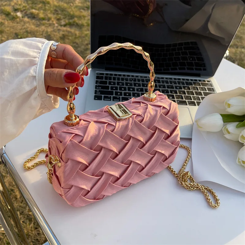 New Arrivals Purses and Handbags Woven Hand Bags Women Handbags Ladies Shoulder Luxury Bags Chain Purses Handbags 2023