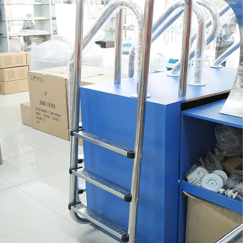 2/3/4/5 Steps MU Series Safe Handrail Swimming Pool Step Ladder