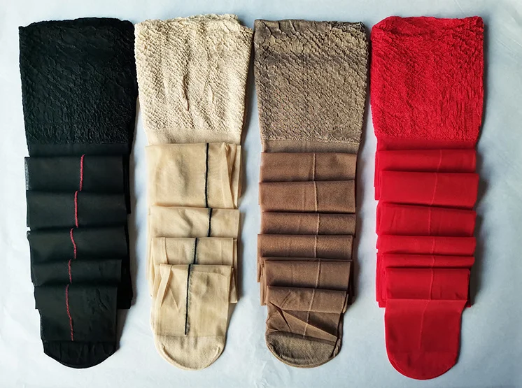 5D multi-color nylon sexy stockings, transparent stockings for women 14