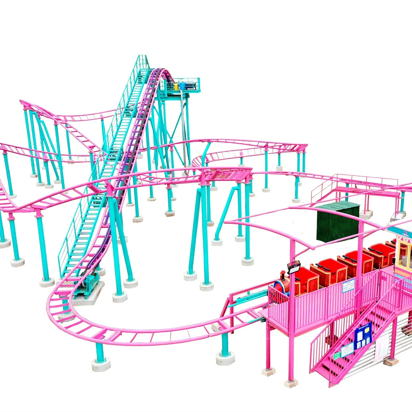 popular amusement park rides family Roller Coaster for sale