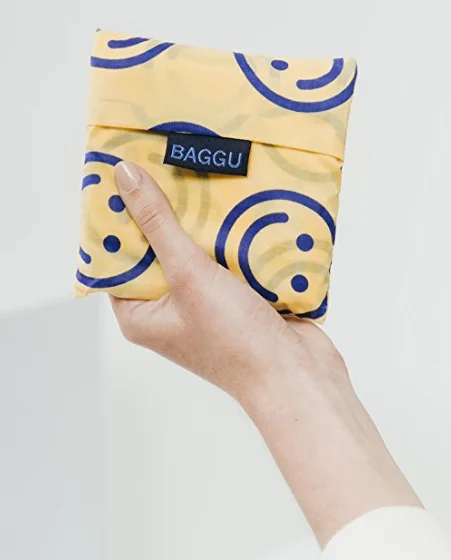 Standard Reusable Shopping Bag, Eco-friendly Ripstop Nylon Foldable Grocery Tote