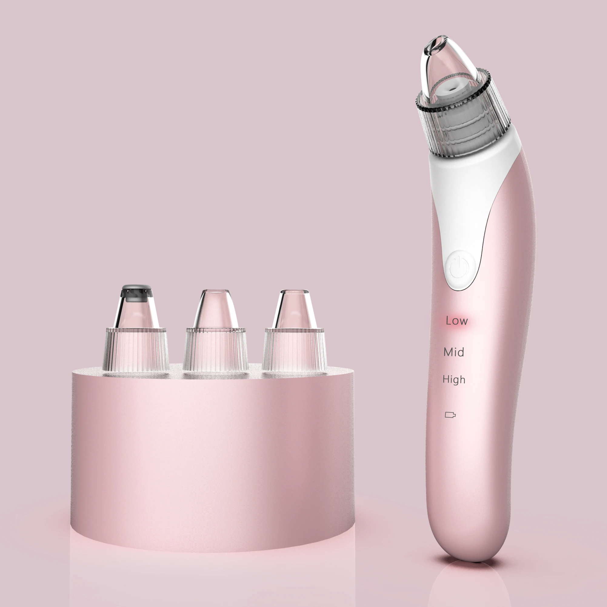 3 Head pore cleanser vacuum electric suction facial comedo acne remover extractor tool kit blackhead remover vacuum
