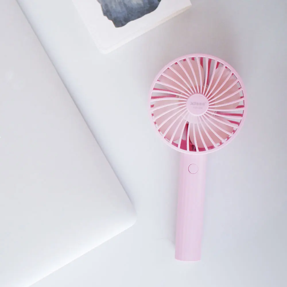 3 speeds handheld mini fans portable mini Fan USB Rechargeable Mini Cooling Fan with Phone Holder