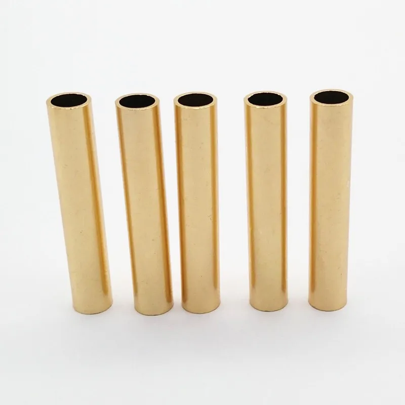 28mm Length brass tube for garment, small brass tube, hollow brass tube