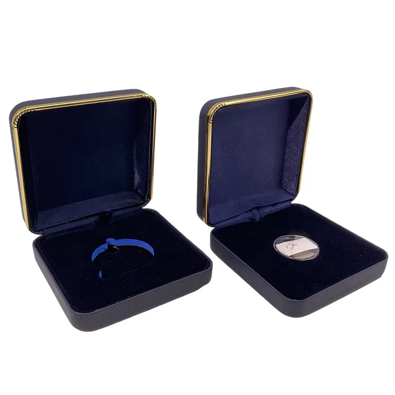 Custom Sports Competition Award Medal Storage Box Exquisite Design Coin Gift Box with Logo