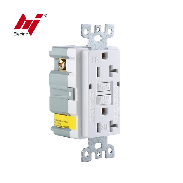  CUL UL 20 Amp TR GFCI настенная розетка с защитой от
