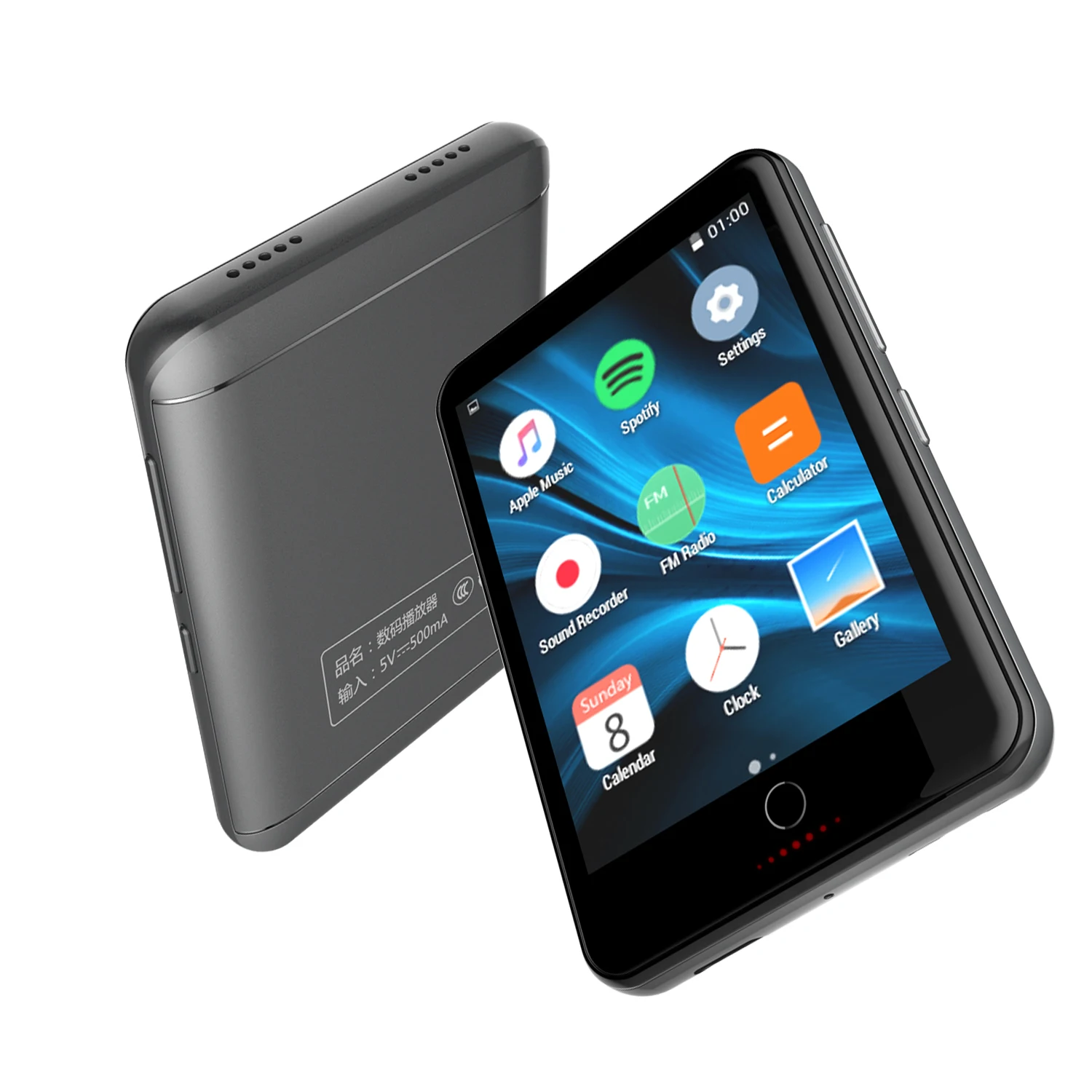 Amazon Hot sales 2.8 inch  Youtube cartoon BT Music Video kids educational android Wifi Mp3 players