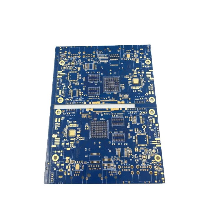 
1Shenzhen 12layer Bule soldermask PCB manufacturing 2.0mm 70um copper pcb 