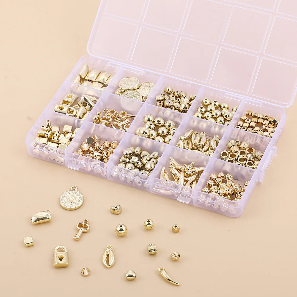 DIY color all kinds of soft pottery material box handmade earring accessories material package a box