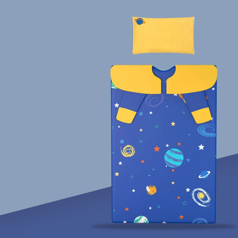 
Autumn winter baby cartoon pure cotton sleeping bag anti-kick by the artifact can be removed and washed 