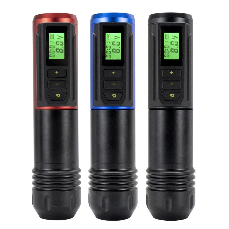 OEM High-Resolution LED Display Wireless Rotary Tattoo Machine Pen Hot Sale Coreless Motor for Permanent Makeup