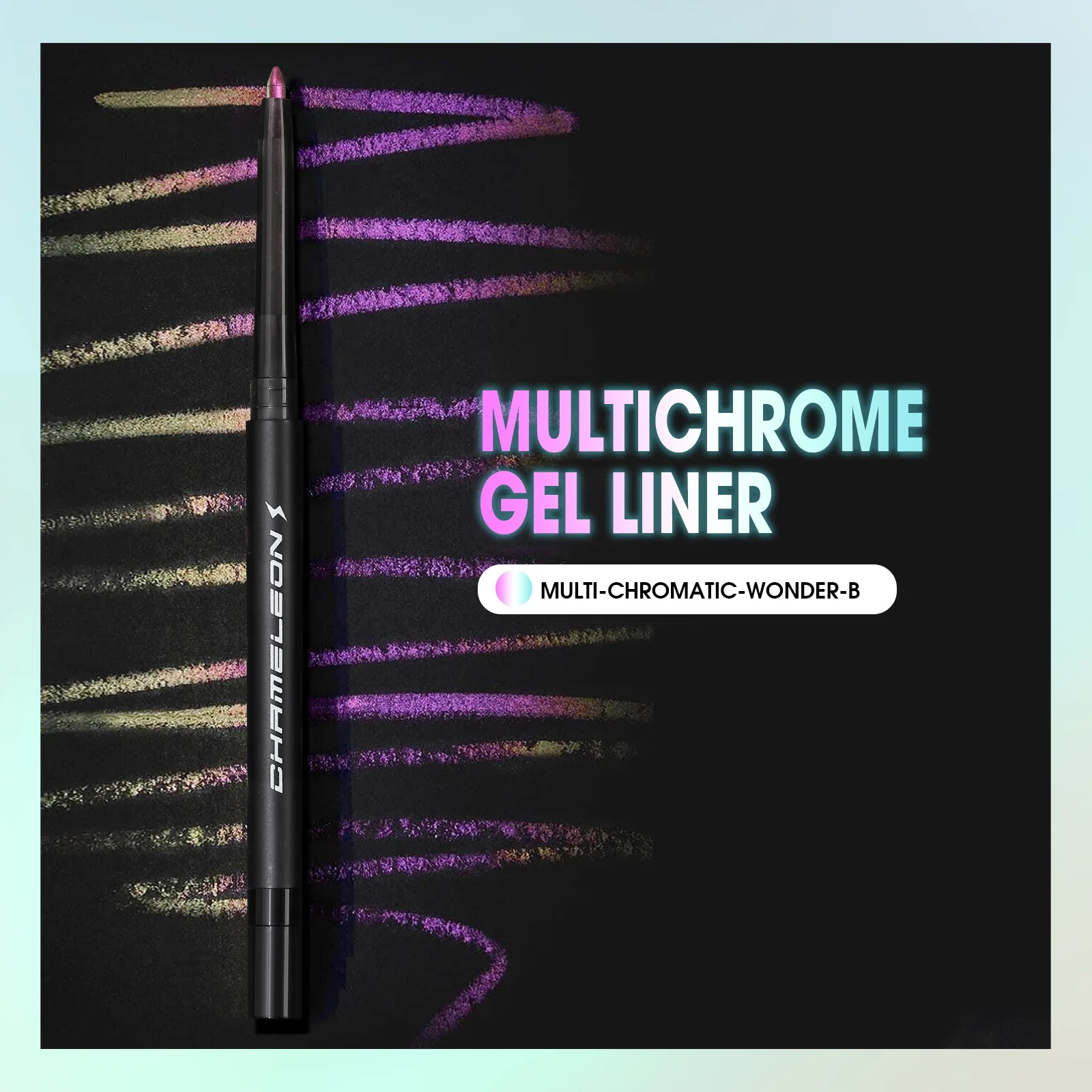 Private Label Holographic Colors Waterproof Eyeliner Pen Chameleon Pigment Eye Liner Eyeshadow For Makeup