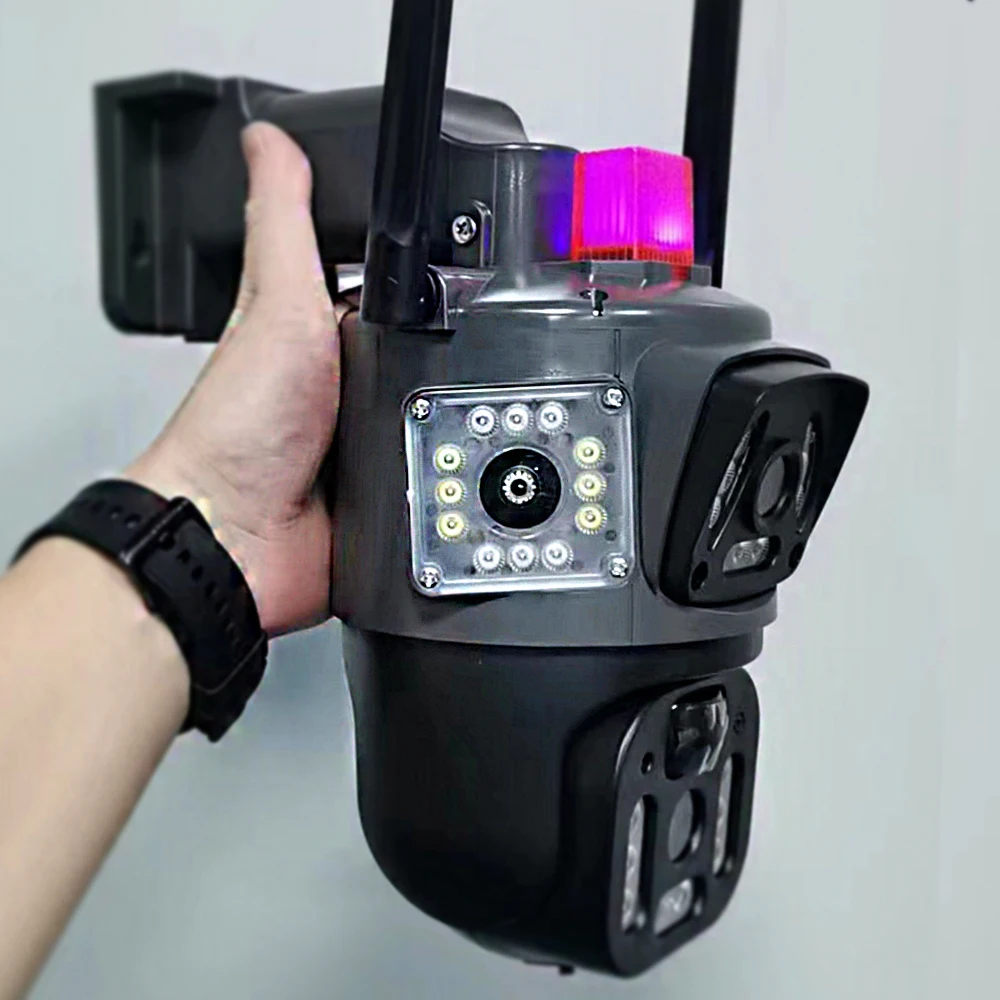 3 глаза 4G V360 монитор на солнечной батарее 360 градусов мобильный телефон удаленный открытый ночное видение панорамная домашняя камера высокой четкости