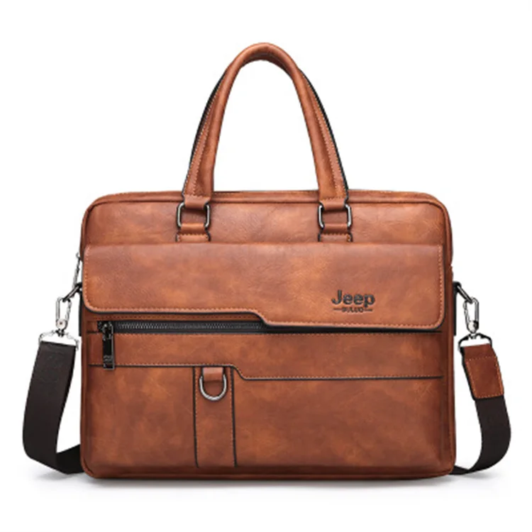
New high quality custom leather briefcase men business briefcase laptop bags 