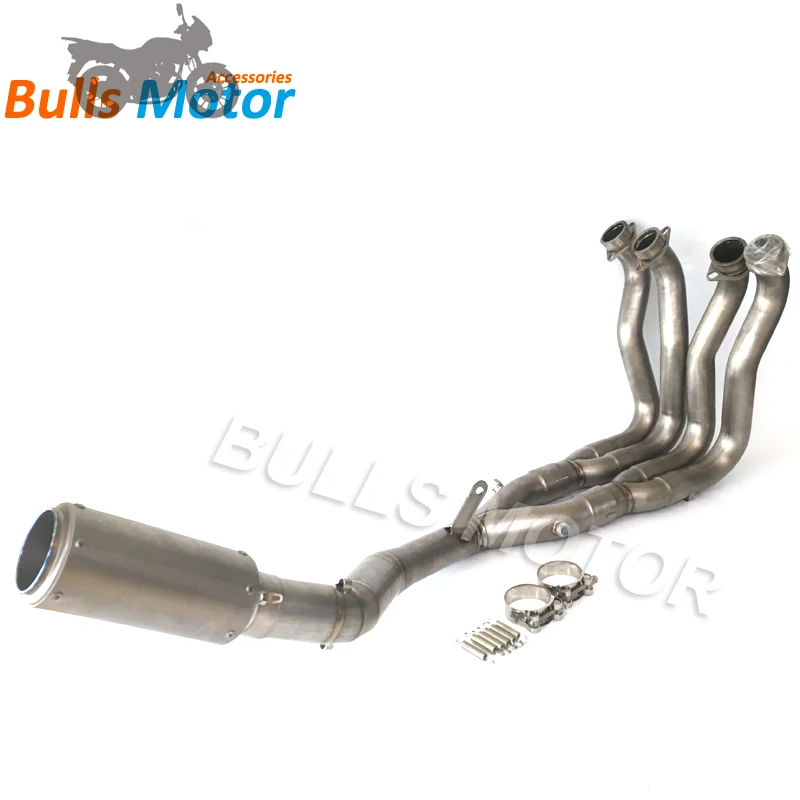 For Yamaha MT-10 Motorcycle Exhaust Pipe Muffler Link Pipe Header Full Exhaust R1 Titanium Exhaust 2015 2016 2017 2018 2019
