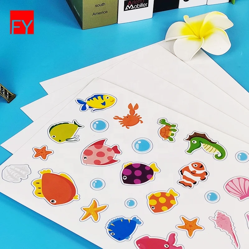 New Product Fy Clear Blank Sheets Transparent Sheet Inkjet A4 Printable Vinyl Sticker Paper Waterproof