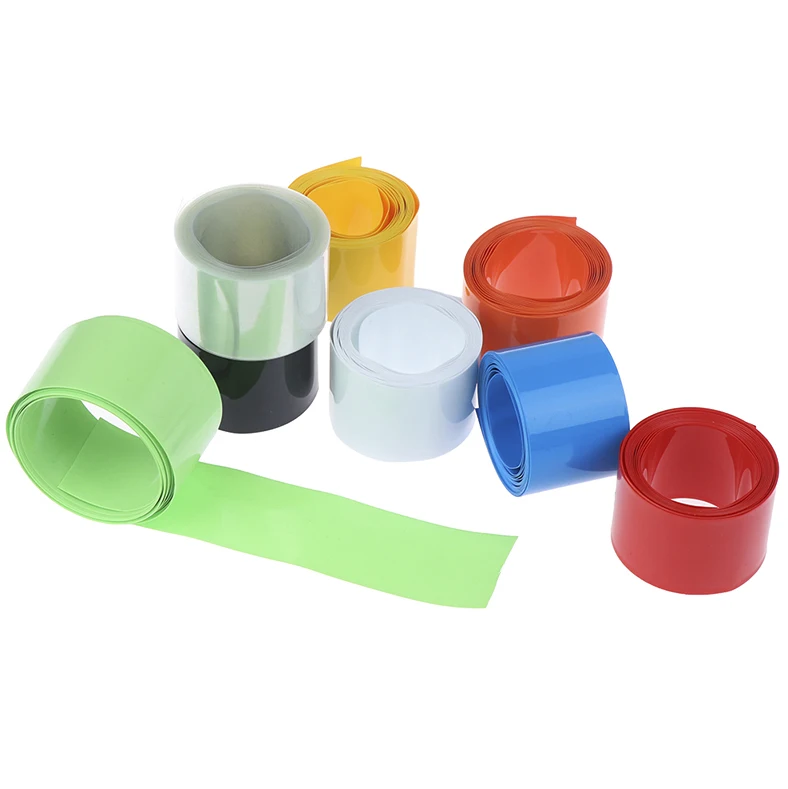 Custom 0.15mm shrink wrapping thick 400mm heat shrink tube width PVC Heat Shrink for battery pack