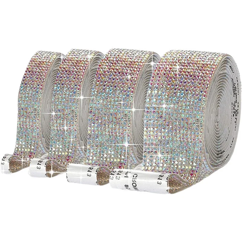 Self Adhesive Diamond Bling Glittering Sheet Sticker Different Sizes Diamond Bling Glittering For Decoration Handicrafts
