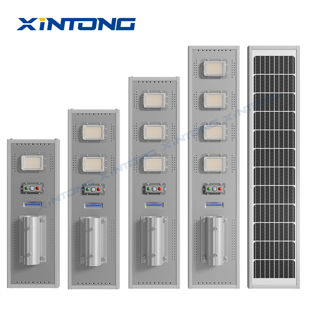 Светодиодный уличный светильник XINTONG с высоким люменом Ip65 водонепроницаемый 300 Вт фонарь солнечной батареей