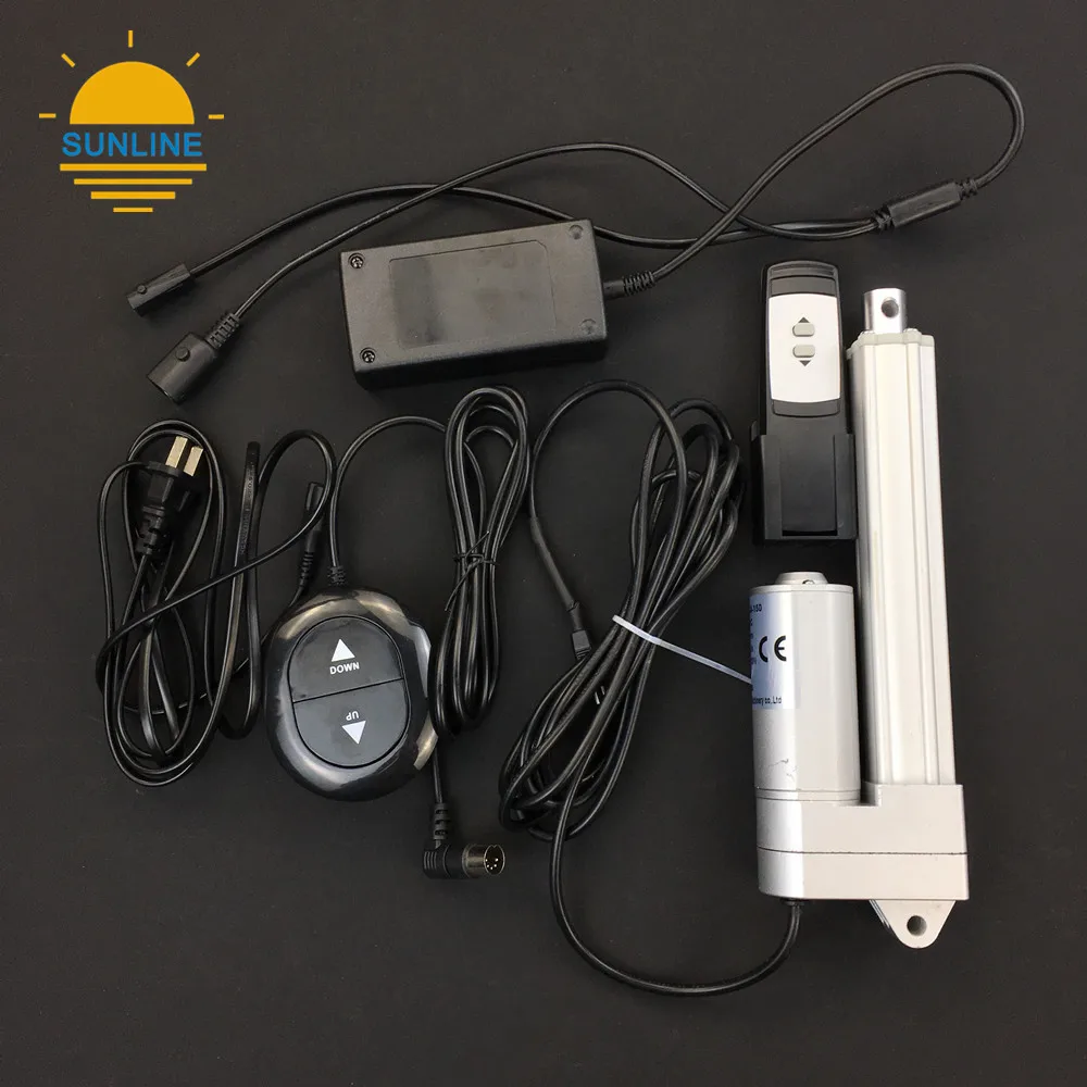 50mm, 100mm, 150mm, 200mm or customized stroke linear actuator for satellite antenna
