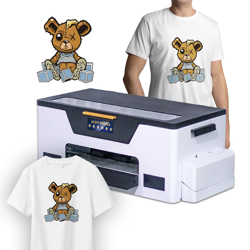 Digital DTF T shirt Printing Machine A3 A4 PET Film Printer With Desktop L805 L1800 Inkjet Printer dye sublimation printer