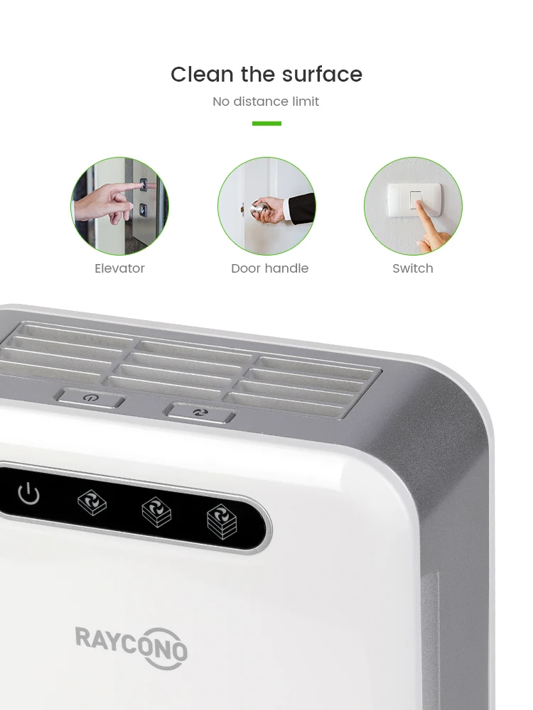 
Custom Purecare Clean Desktop Broad Hydroxyl Ozone Generator Air Purifier With Ozone 