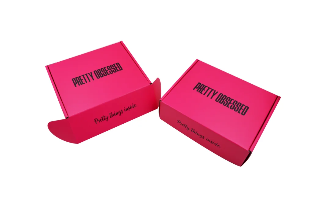 FORTE custom new arrival for simple elegant folding Corrugated Board CMYK Printed packaging paper mail boxes