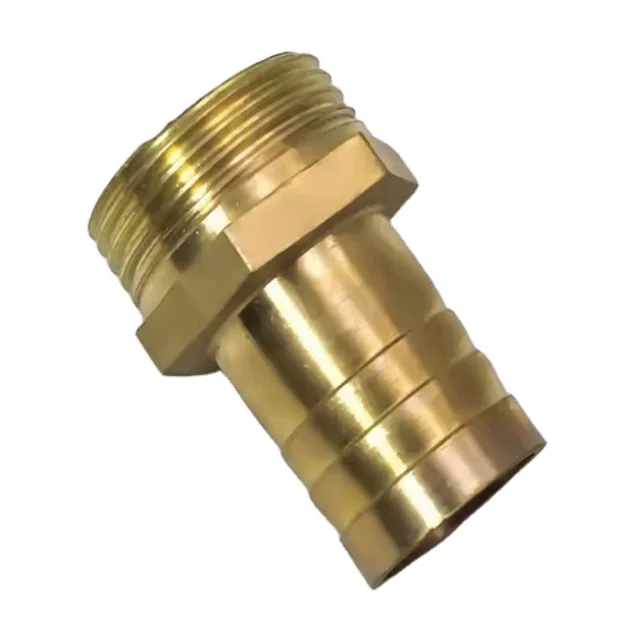 BZ-959 Brass 45 Degree Flare Hose Barb Compression Pipe Fittings Push In / Push-on Air Brake Hose/H96 H80 H70 H68 H65 H62 Brass