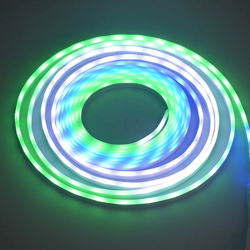 3D channel letter rgb light backlight sign led strip light rgb SIlicone tube waterproof rgb pixel led light