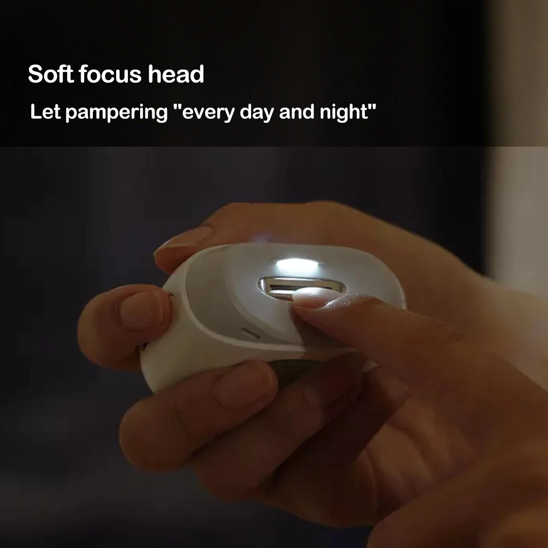 Youpin Seemagic Electric Nail Clippers With Light Automatic Trimmer Nail Cutter Manicure Professional Nail Correct