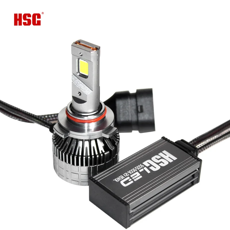HSG Wholesale Price 6000-6500k LED headlight super white spotlight 9012 12V 35W car lighting accessory