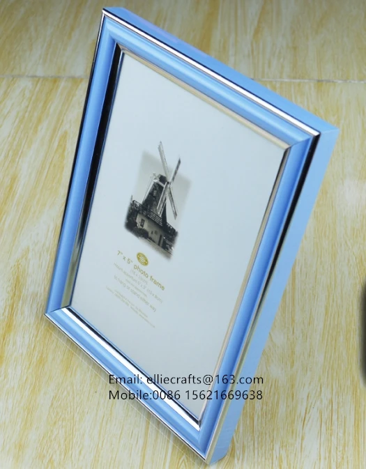 Wholesale PVC photo frame 20x15 plastic picture frame 10X15X21X30X40X50x70x100 cadre fotos molduras para fotos